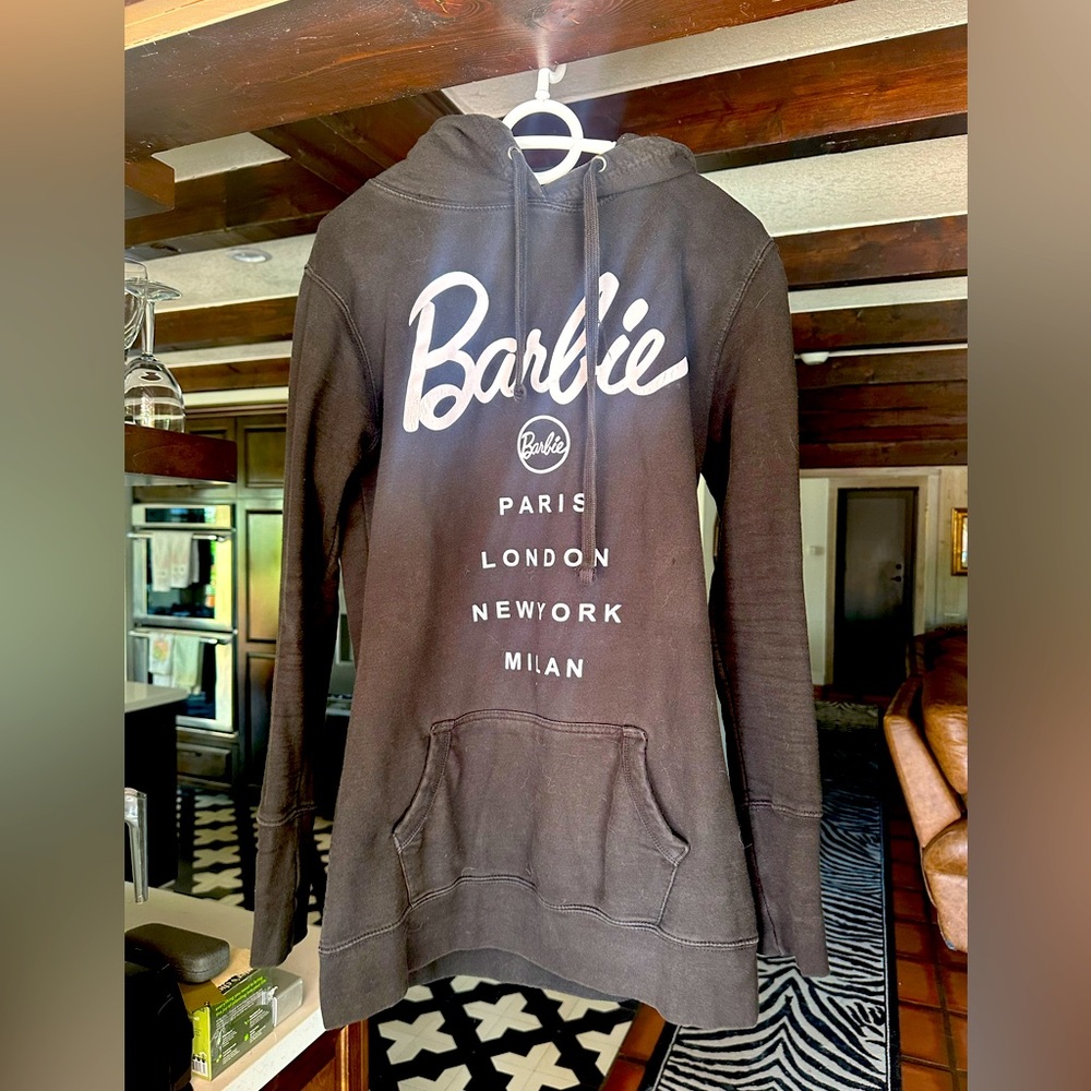 Barbie + Missguided Hoodie Sweatshirt Dress Size S